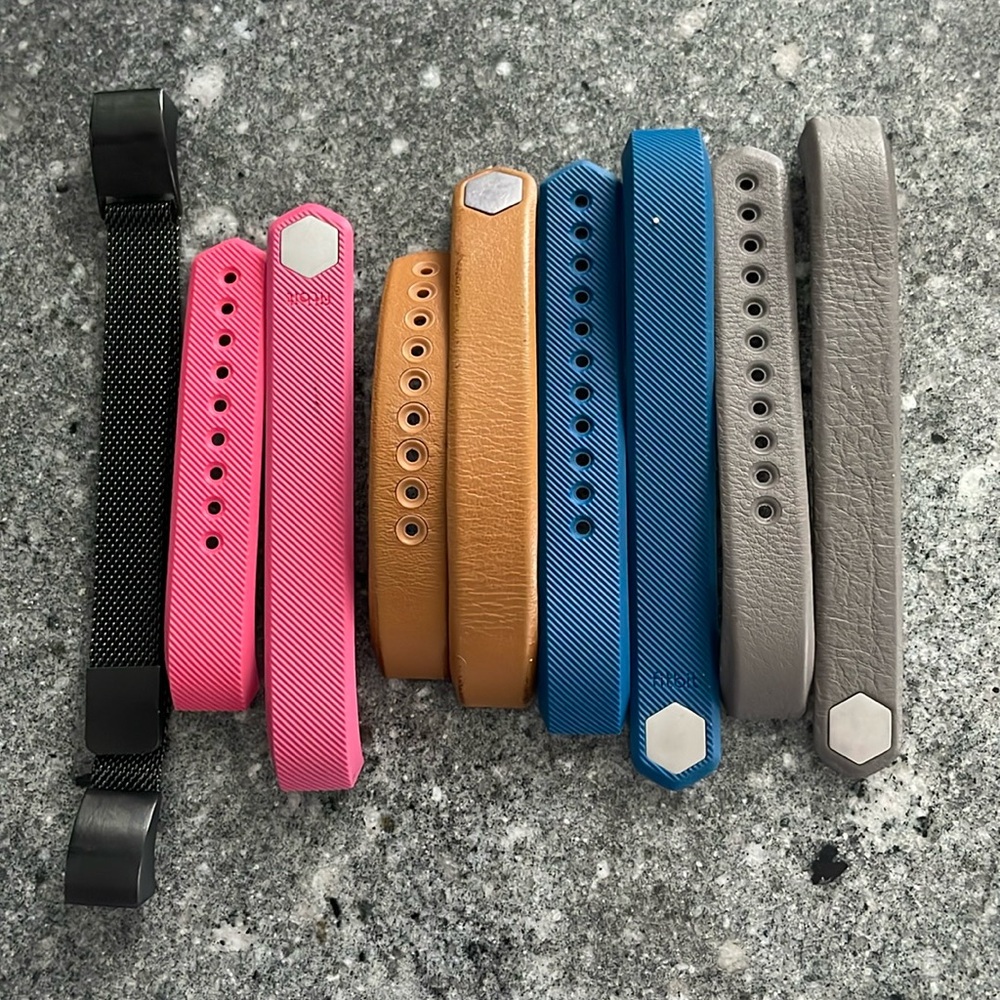 Lot of Fitbit Alta HR bands small and large size